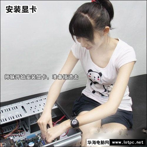 与美女小编一起学习组装电脑吧！