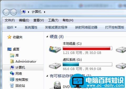 电脑的C盘变红了怎么办?教您电脑C盘满了清理方法图文
