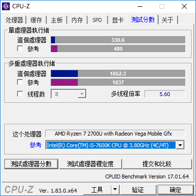 Acer Swift 3性能评测 锐龙7 2700U有多强？