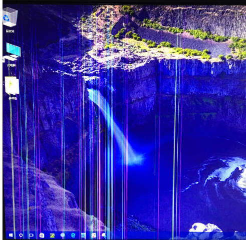 电脑屏幕出现条纹 电脑屏幕出现条纹怎么办