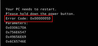 win8安装提示错误代码0x0000005d