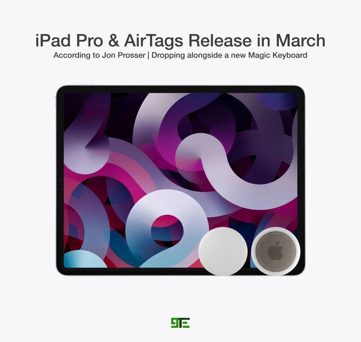 苹果iPad系列曝光，iPad mini 6采用侧边指纹解锁！